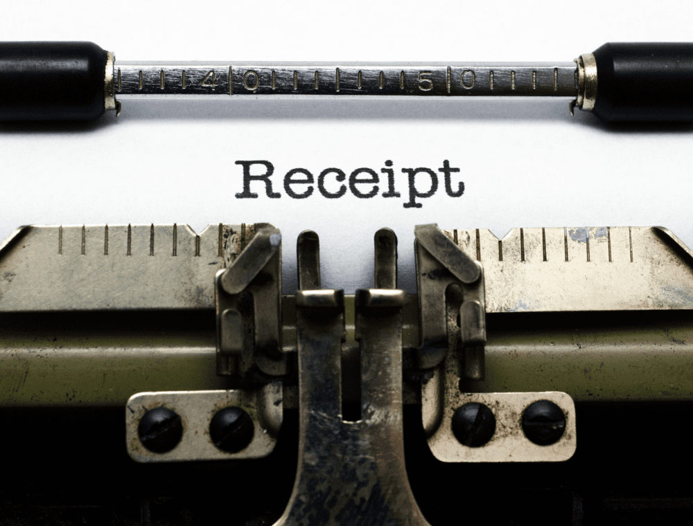 Using receipts as communication tools