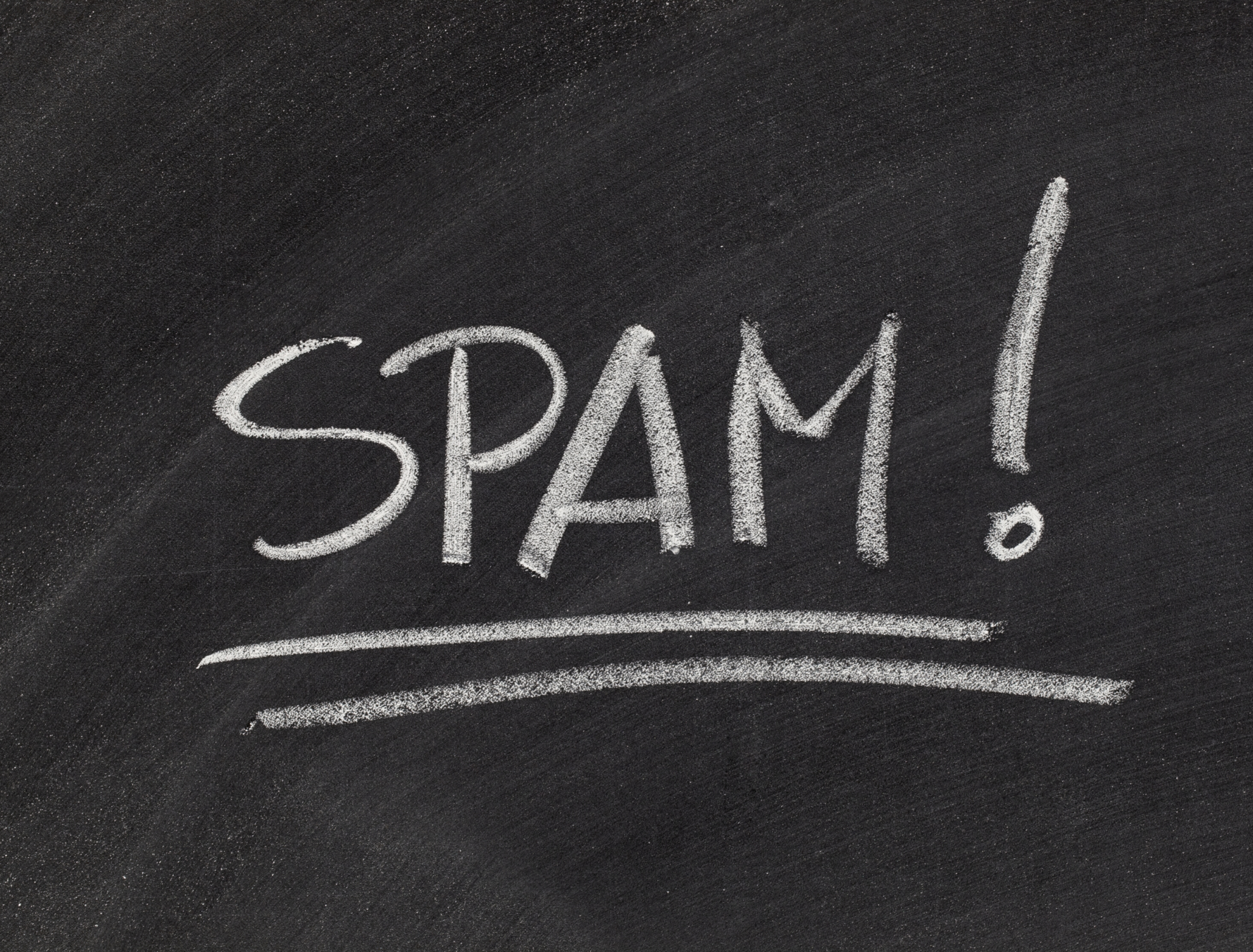 Spam, spam and more spam!
